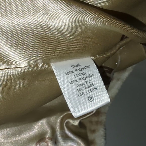 Dennis Brasso Coat faux sheared mink - Picture 4 of 9